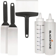 Image of Blackstone Plastic Handle Stainless Steel Blade 5-Piece Griddle Tool Set