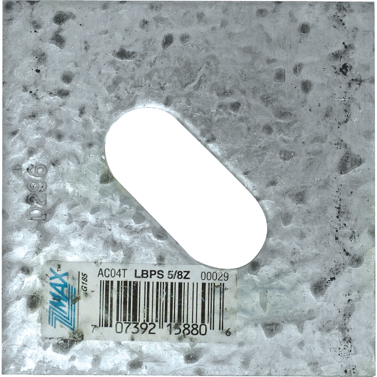 Simpson StrongTie 5/8 in. x 3 in. Steel ZMax Slotted Bearing Plate