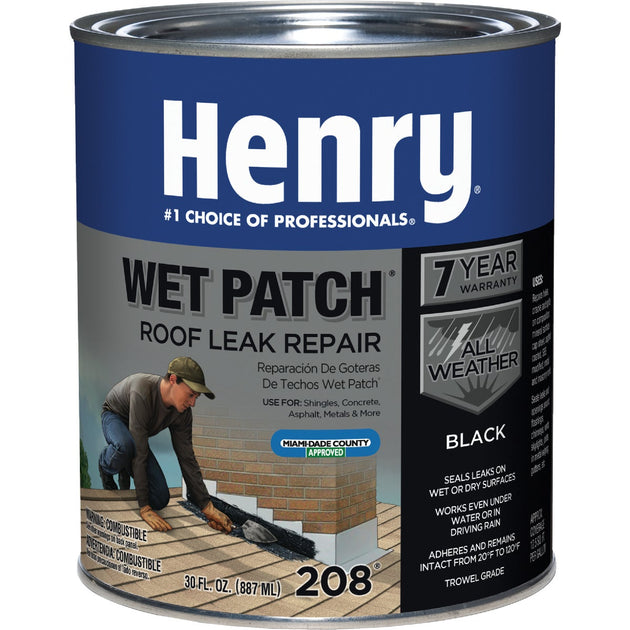 Henry Wet Patch Roof Cement and Patching Sealant Hemlock Hardware
