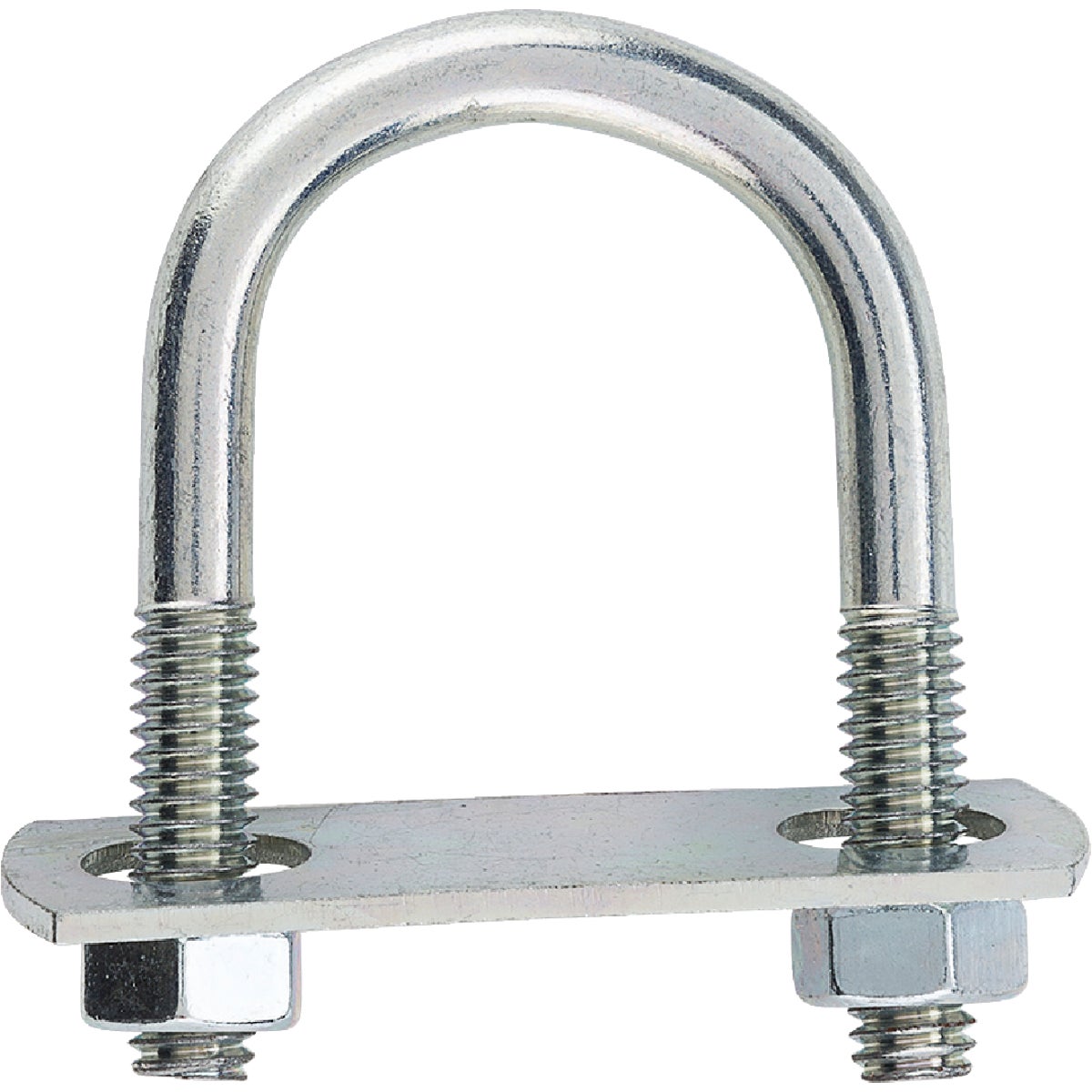 National 1/4 In. x 1-3/8 In. x 4 In. Zinc Round U Bolt - Hemlock Hardware