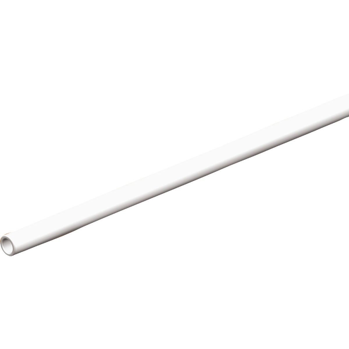 ClosetMaid SuperSlide 4 Ft. x 3/4 In. Closet Rod, White Hemlock Hardware