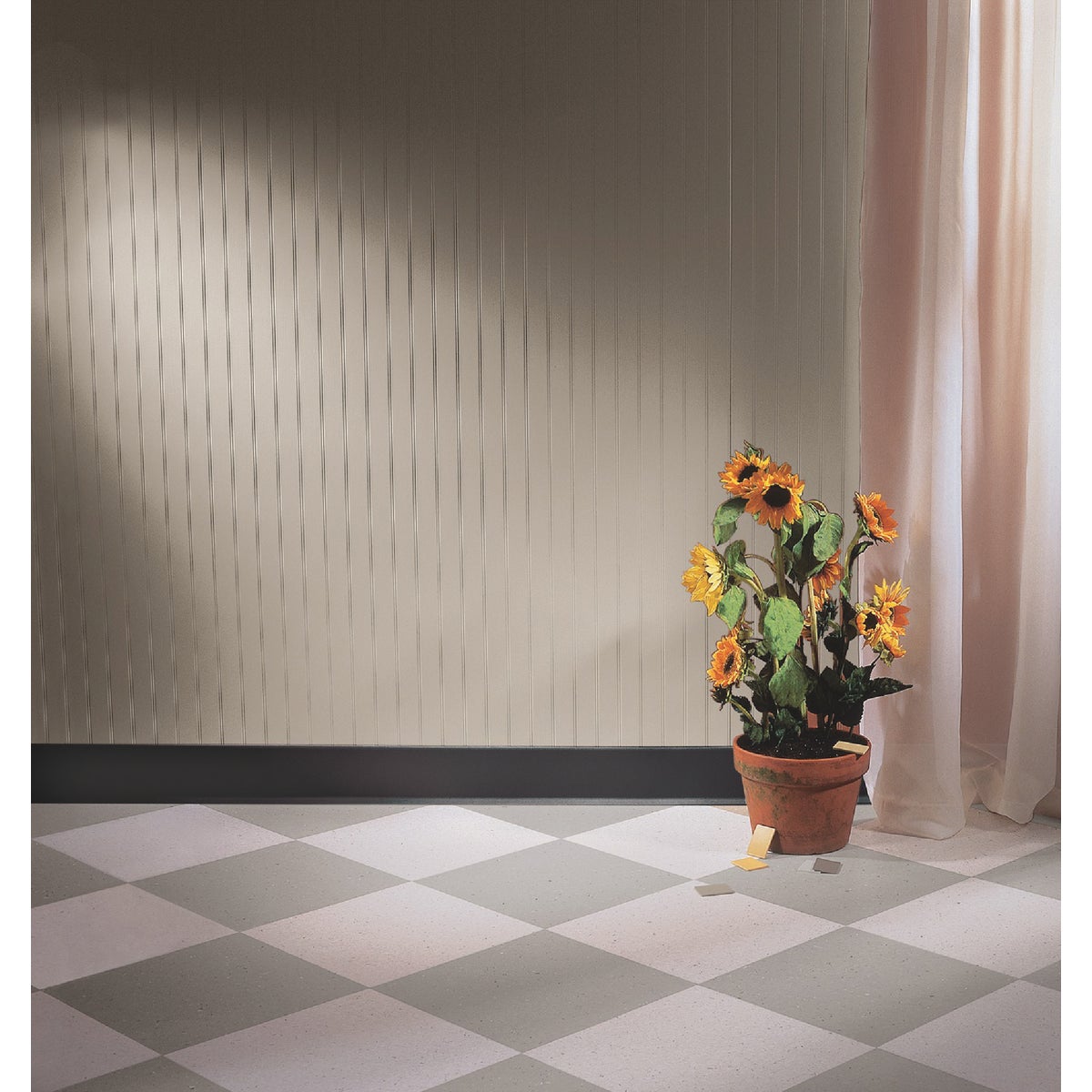 Roppe 4 In. x 4 Ft. Black Vinyl Dryback Wall Cove Base Hemlock Hardware