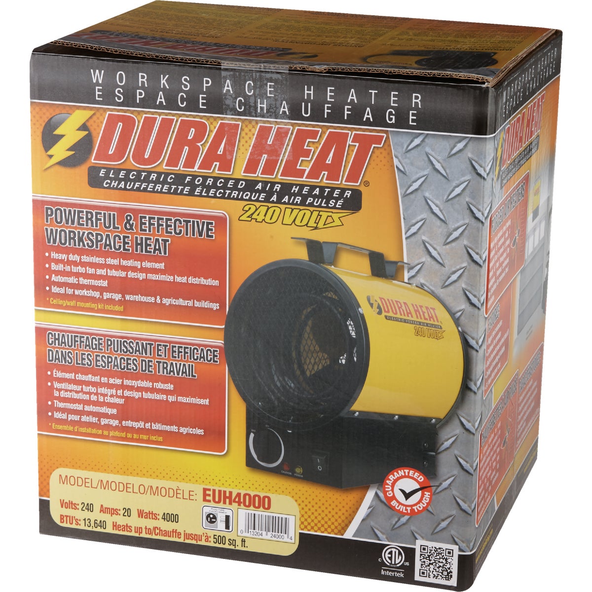 Dura Heat 4000-Watt 240-Volt Workspace Electric Space Heater – Hemlock  Hardware