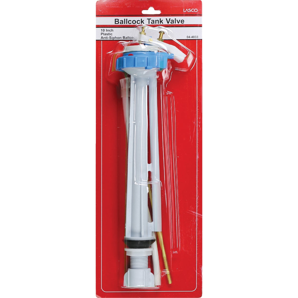 Lasco 10 In. Plastic AntiSiphon Ballcock Hemlock Hardware
