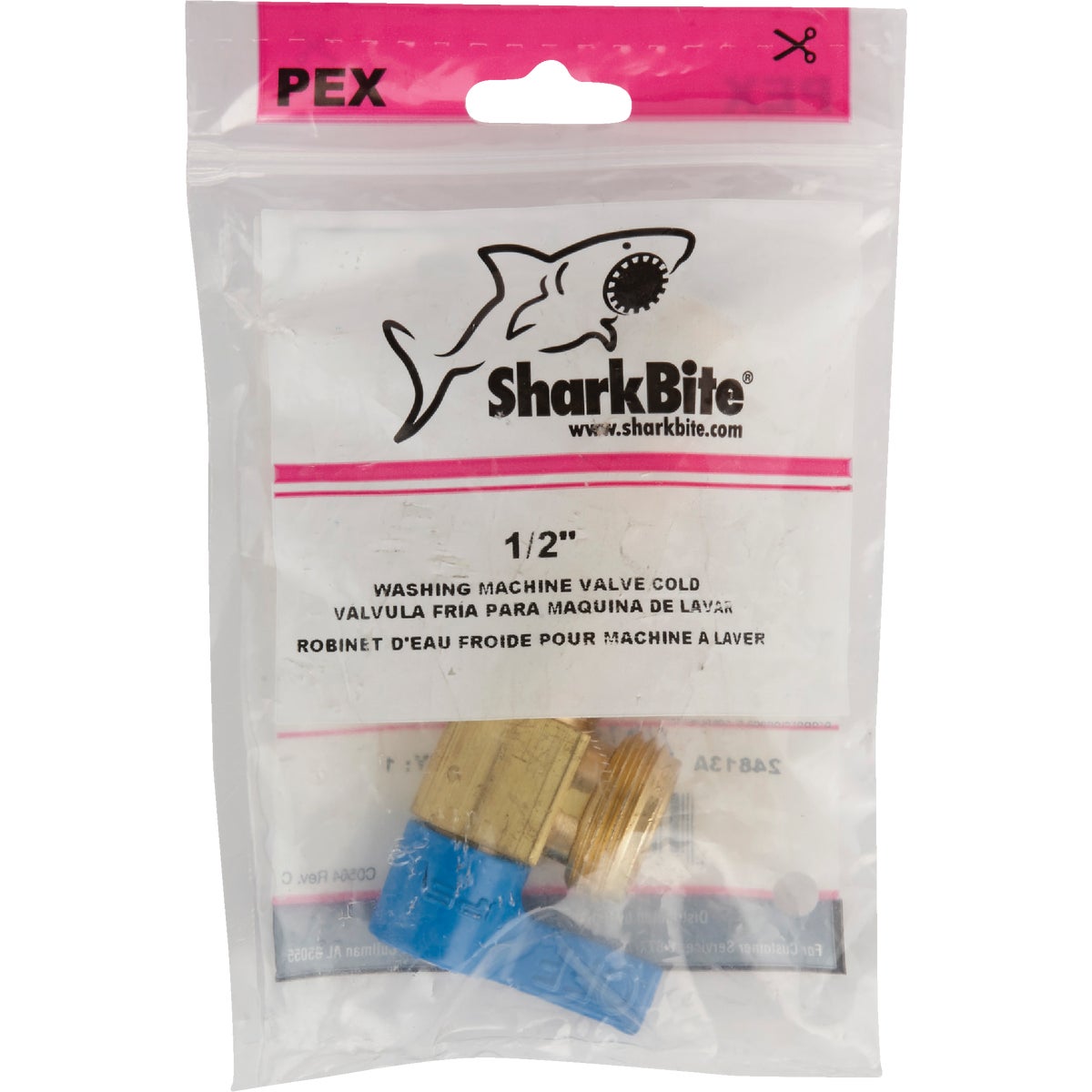 Sharkbite 1/2 In. PEX Washing Machine Valve, Cold – Hemlock Hardware Sharkbite washing machine valve
