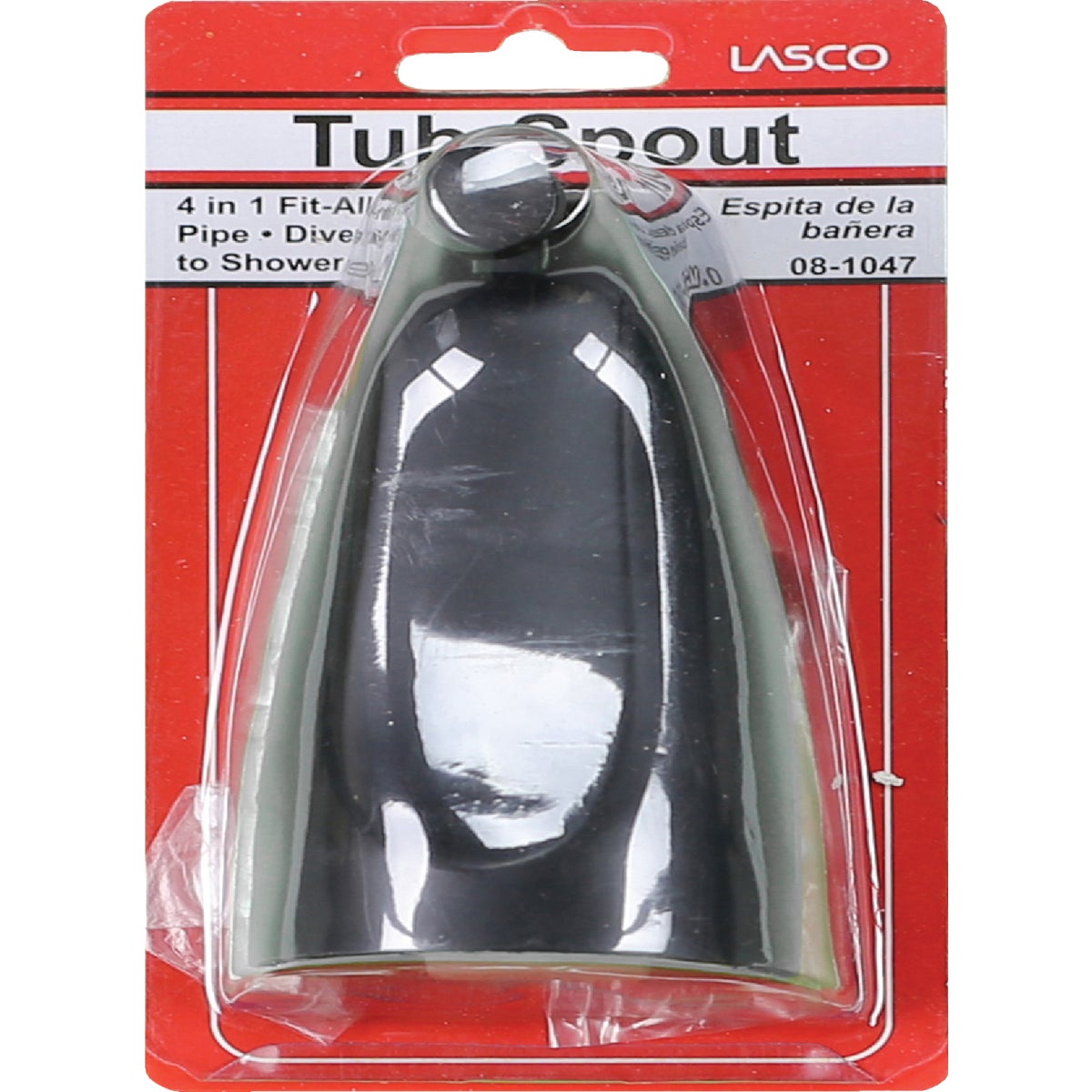 Lasco 4Way Oil Rubbed Bronze Bathtub Spout with Diverter Hemlock Hardware