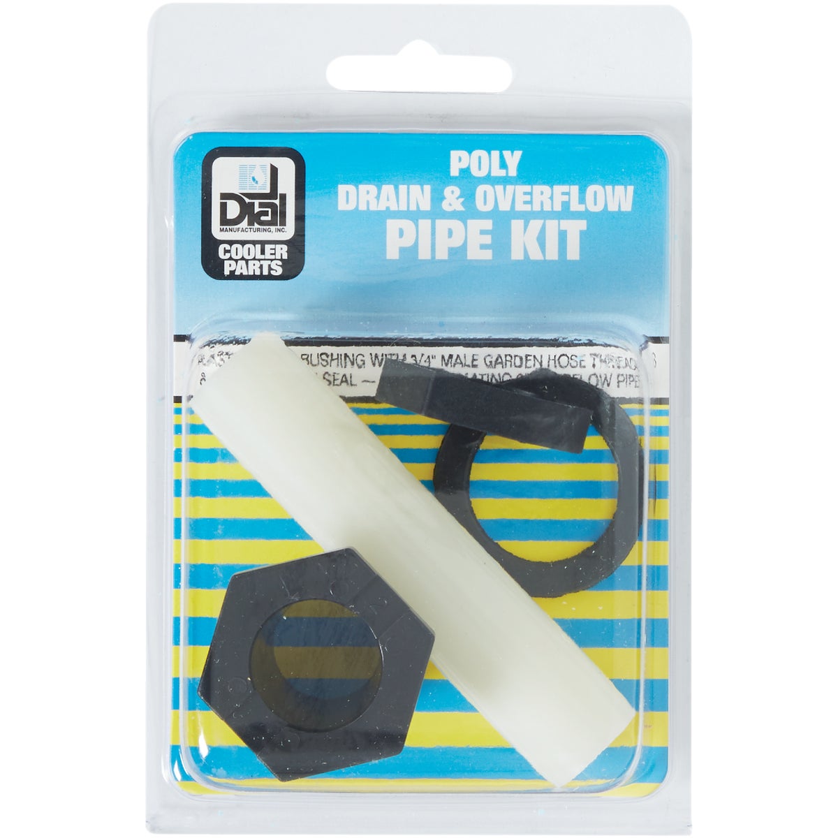 Dial Poly Evaporative Cooler Drain and Overflow Hemlock Hardware