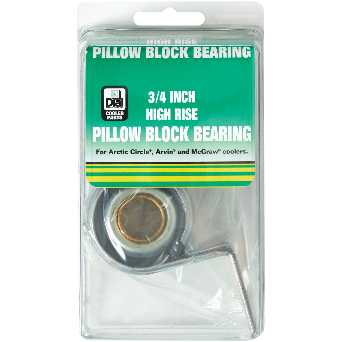 Dial 3/4 In. High Rise Pillow Block Bearing Hemlock Hardware