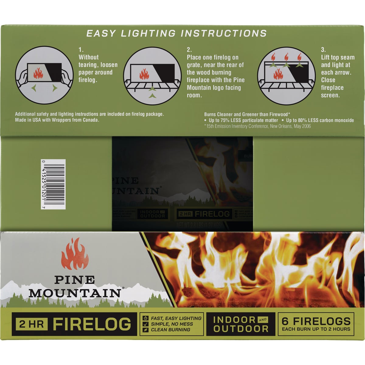 Pine Mountain Classic 2-Hour Fire Log – Hemlock Hardware