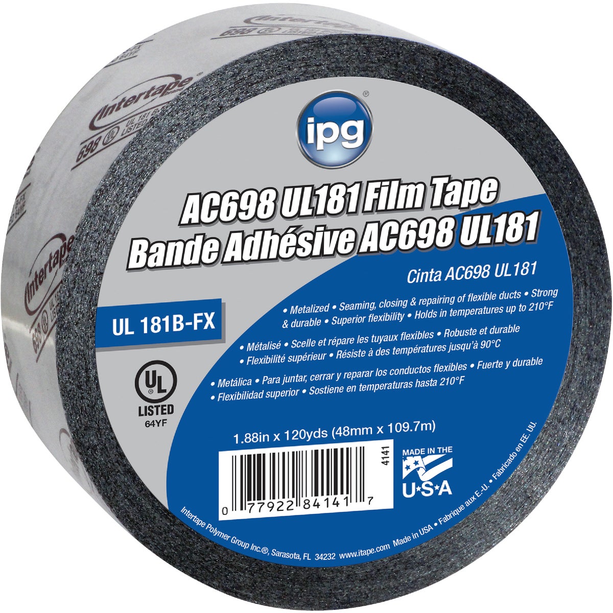 ISSEY MIYAKE フーデッドコート　ダブル　インターナルテープ　アイボリ Intertape 2 In. x 120 Yd. AC698 UL 181 Film Foil Tape – Hemlock