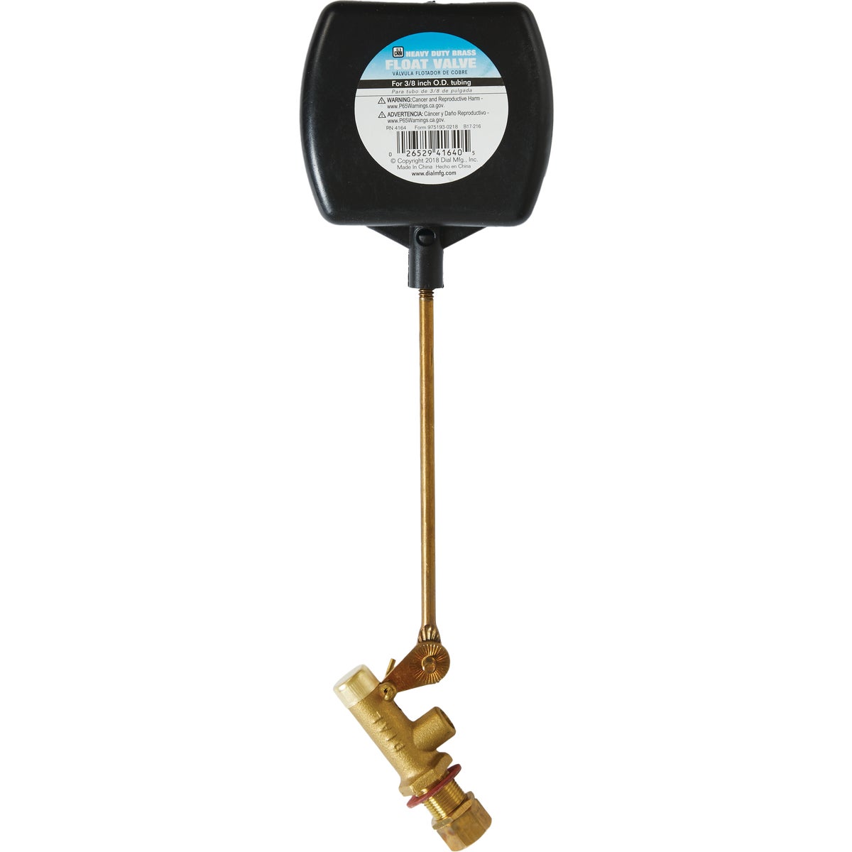 Dial 3/8 In. Brass HeavyDuty Evaporative Cooler Float Valve Hemlock