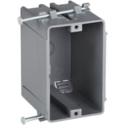 1-Gang PVC Molded New Work Wall Electrical Box, 18 Cu. In.