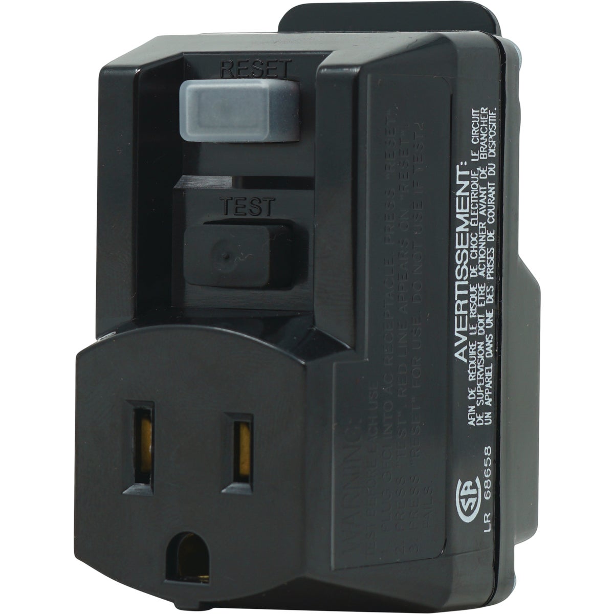 Yellow Jacket 15A 120V GFCI Portable Plug-In Adapter – Hemlock