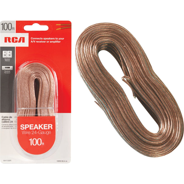 RCA 24Gauge Speaker Wire Hemlock Hardware