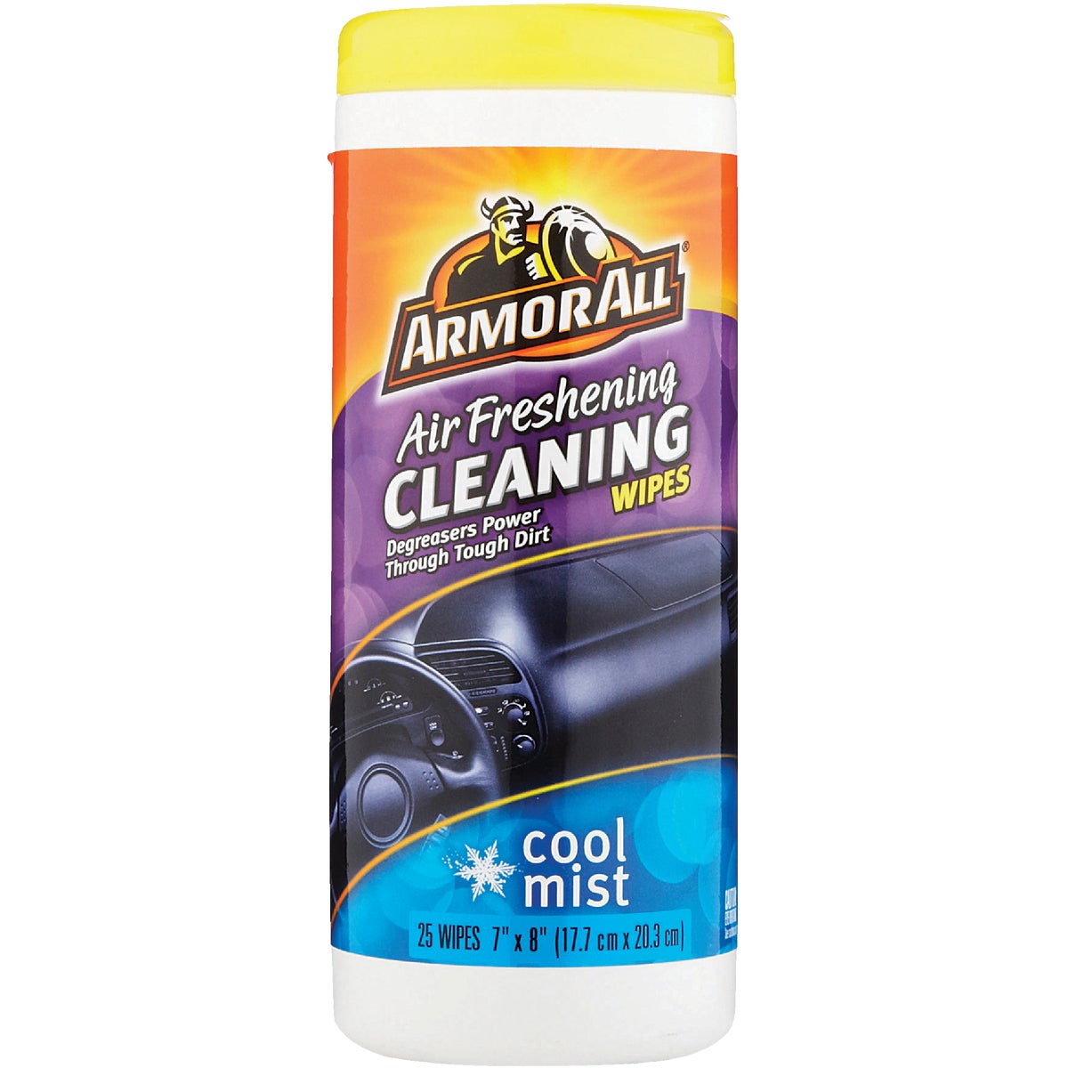 Armor All Cool Mist Scent Air Freshening Protectant Wipe (25