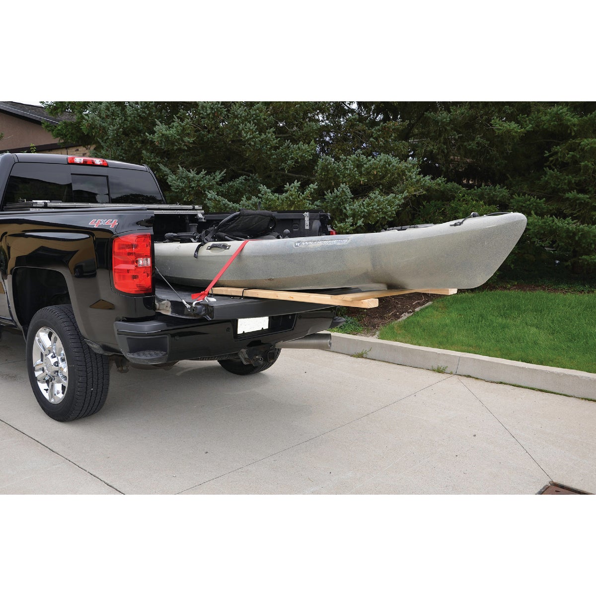 Erickson Big Bed Tailgate Sawhorse 3 Ft. Black Powder Coat Bed Extende