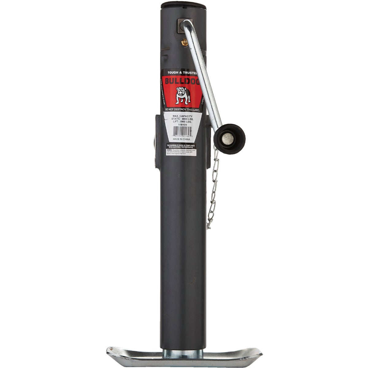 Bulldog 2000 Lb. Sidewind Tubular Swivel Trailer Jack – Hemlock