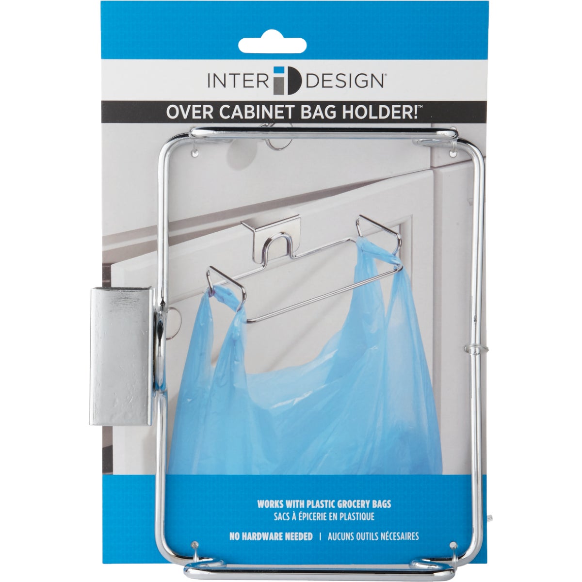 InterDesign Classico Chrome W x H x L Bag Holder