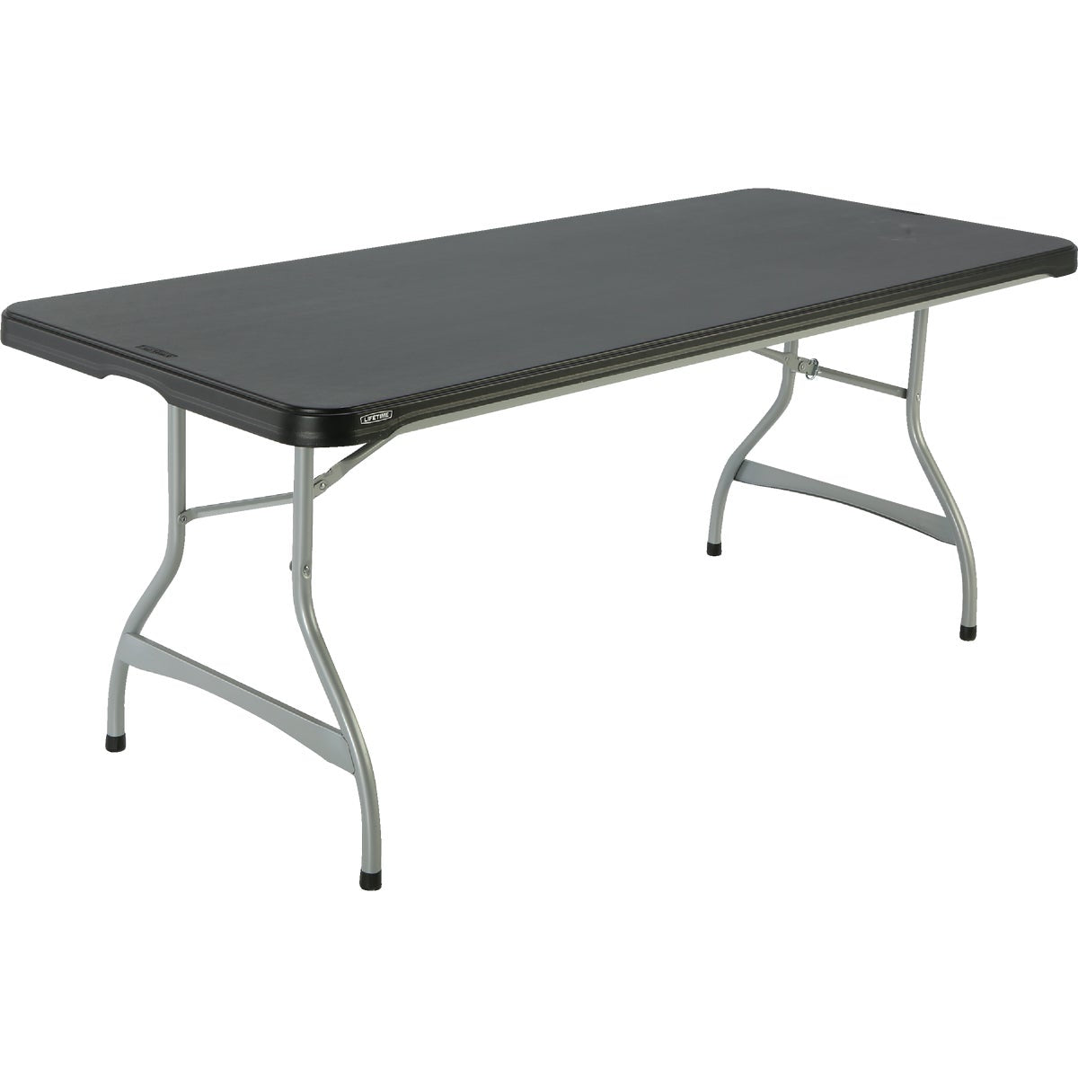 Lifetime 6 Ft. x 30 In. Black Commercial Stackable Folding Table