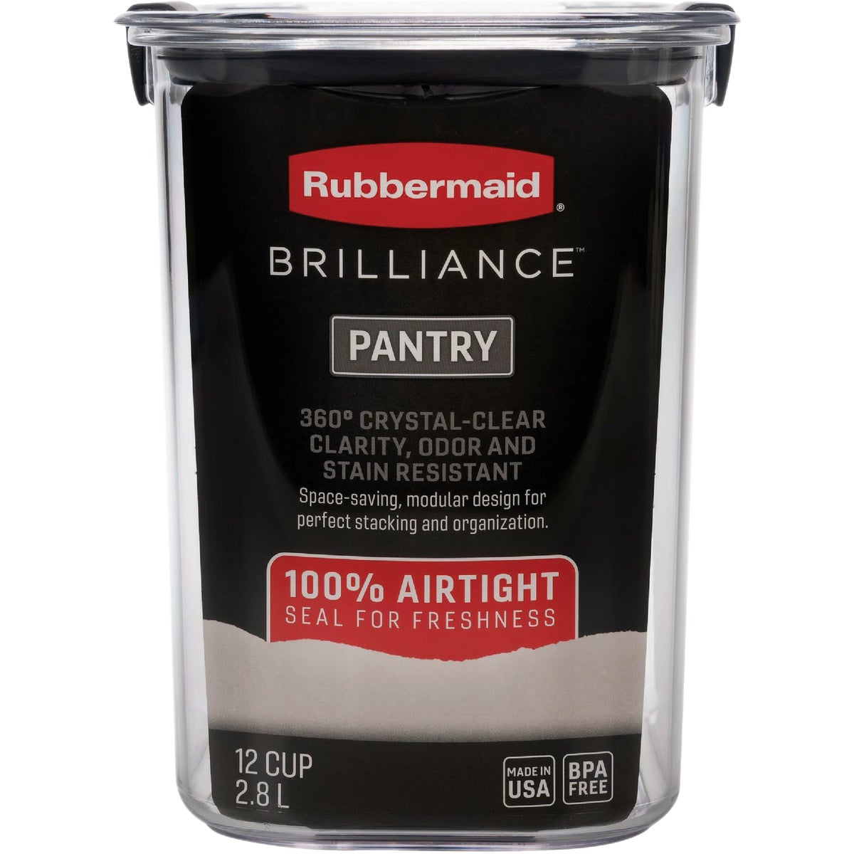 Save on Rubbermaid Brilliance Pantry Storage Container 12 Cup Order Online  Delivery