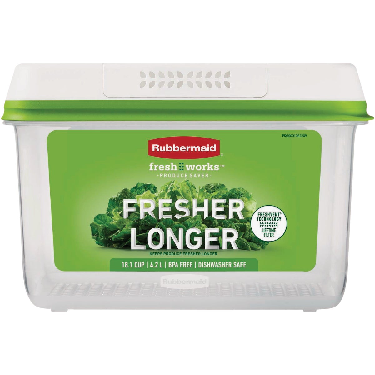 Rubbermaid FreshWorks Produce Saver Clear Large Food Storage Container –  Hemlock Hardware