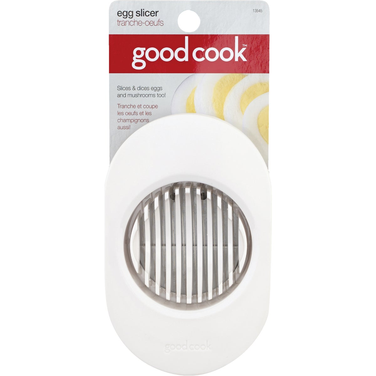 EGG/MUSHROOM SLICER, WHITE