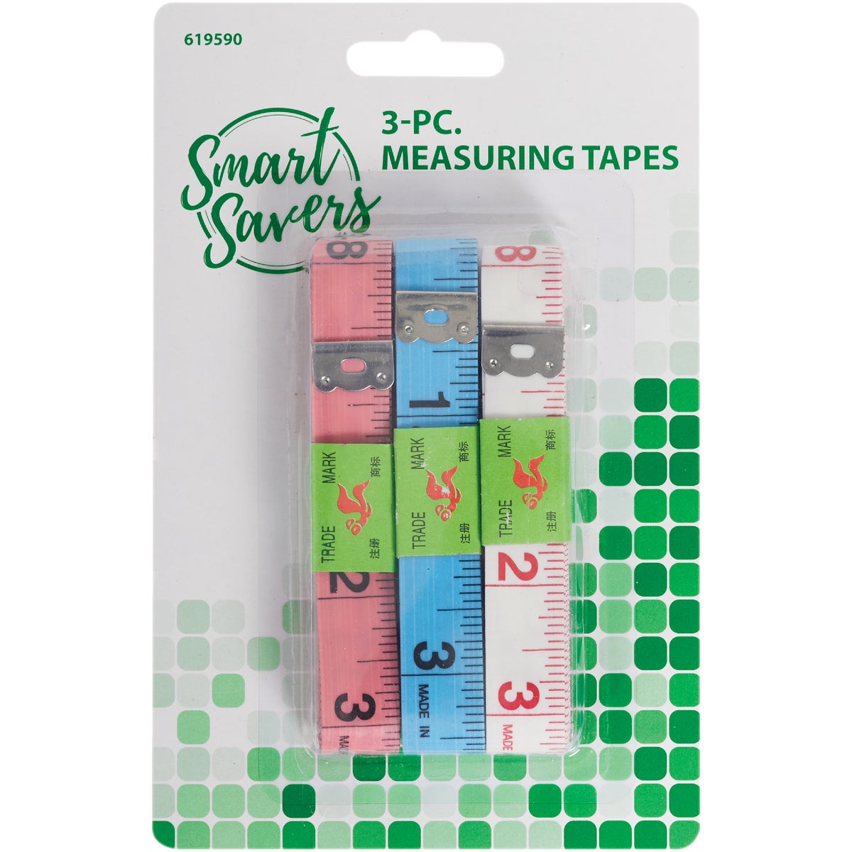 Smart Savers 5 Ft. SAE Cloth Measuring Tape (3-Piece) - Henery Hardware