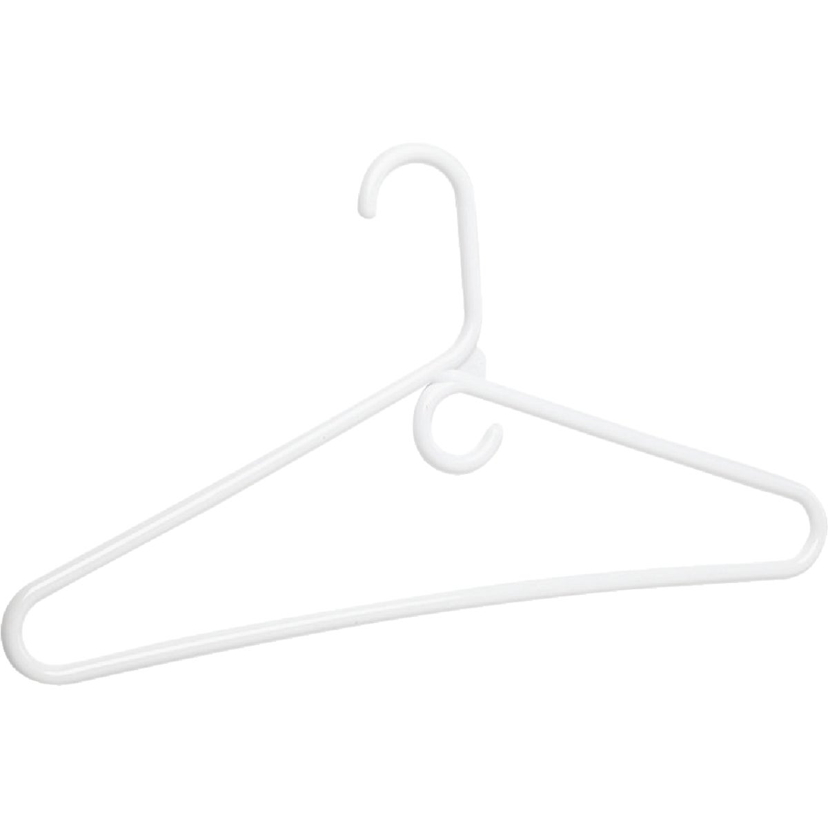 Homz Smart Solutions White Plastic Clothes Hanger with