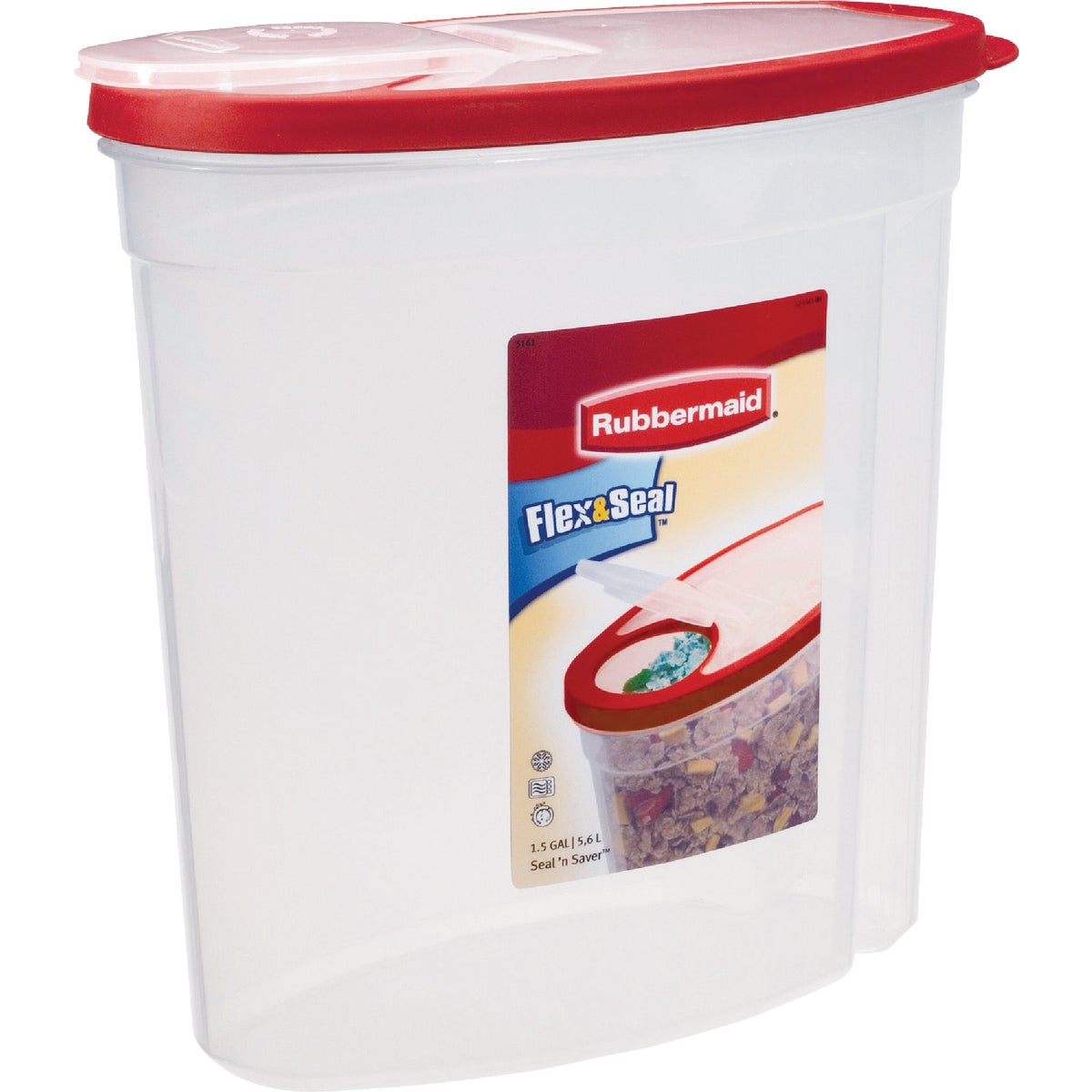 Rubbermaid Flex&Seal 1.5 Gal. Clear Food Storage Container with Lid -  Gilfillan's Paint and Hardware