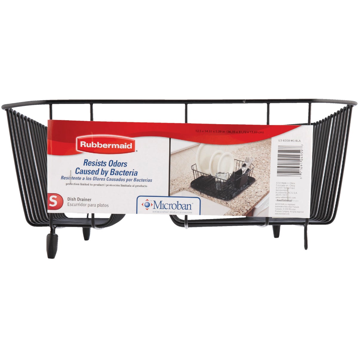 Rubbermaid 12.49 In. x 14.31 In. Black Wire Sink Dish Drainer – Hemlock  Hardware