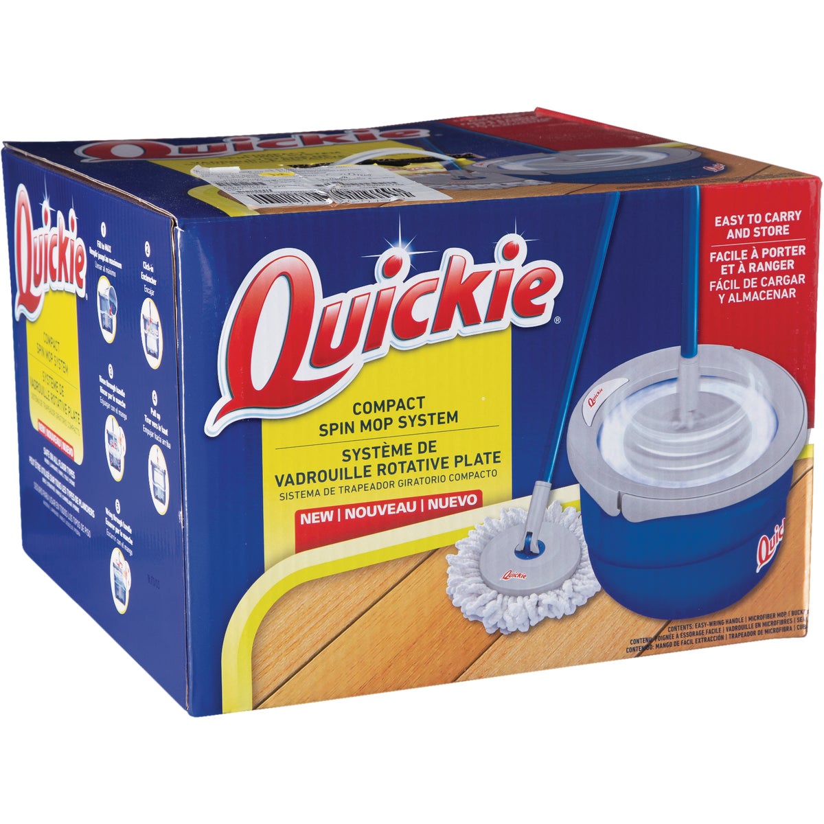Quickie Compact Spin Mop & Bucket System Hemlock Hardware