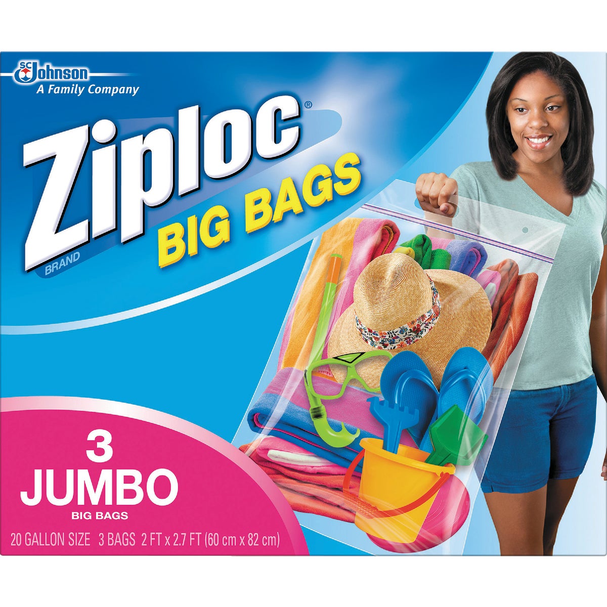 Ziploc® Big Bags Gallon Storage Bags, 3 pk / 20 gal - Fry's Food Stores