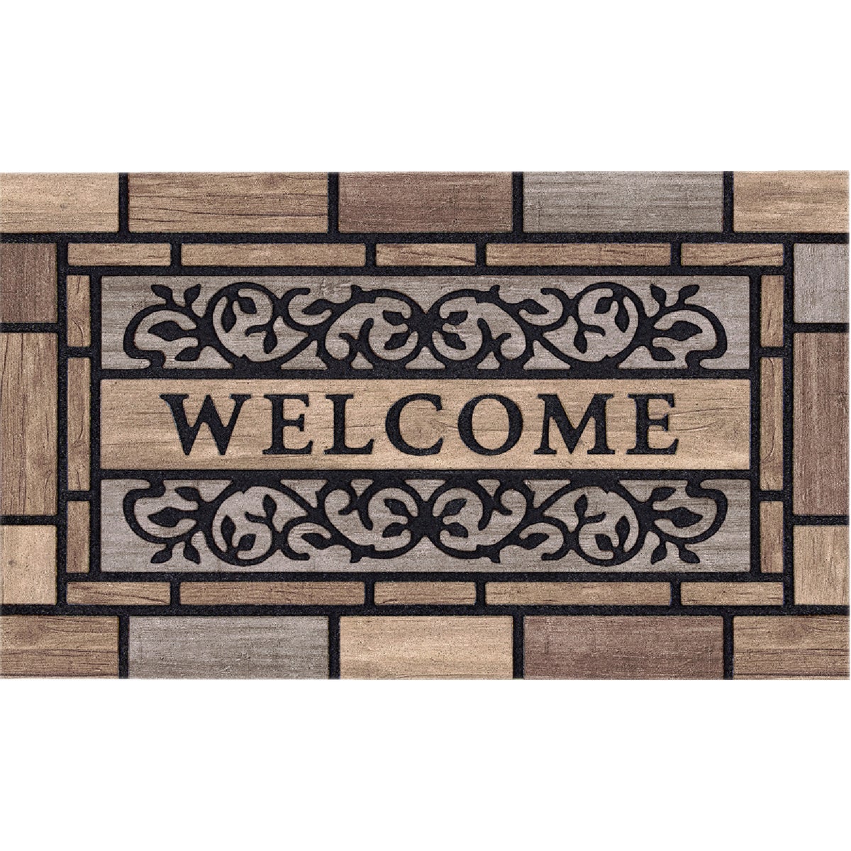 Apache Masterpiece Wood Stone Door Mat Hemlock Hardware