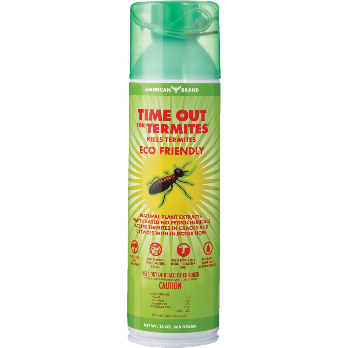 Time Out For Termites 13 Oz. Aerosol Spray Termite Killer Hemlock