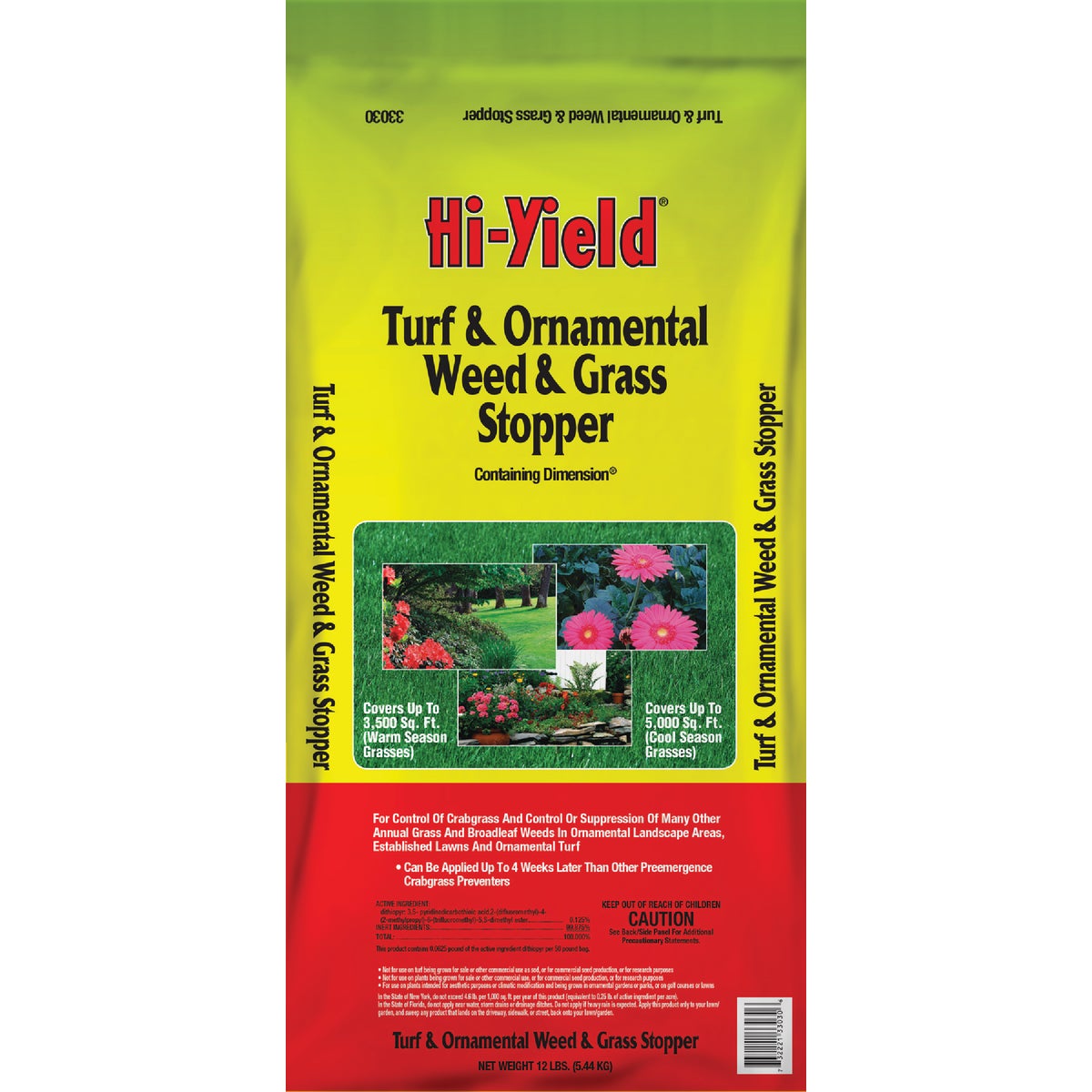 HiYield 12 Lb. Ready To Use Granules Crabgrass & Weed Killer Hemlock