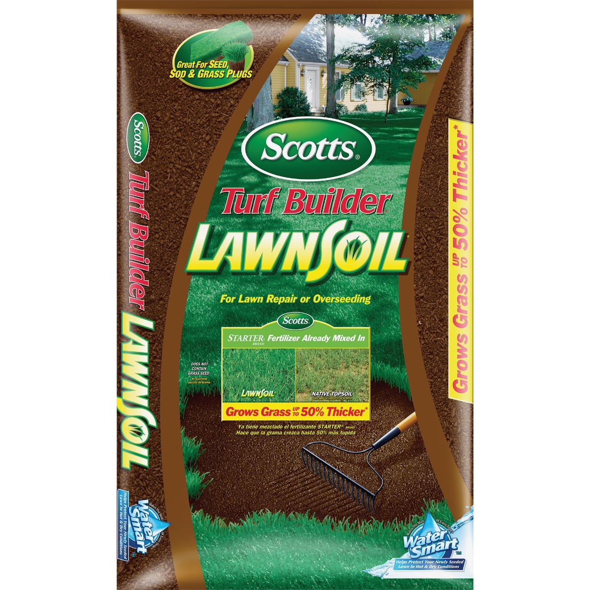 fertilizer for newly planted grass Scotts Turf Builder LawnSoil 1 Cu. Ft. 32-1/2 Lb. All Purpose Phosphor – Hemlock Hardware