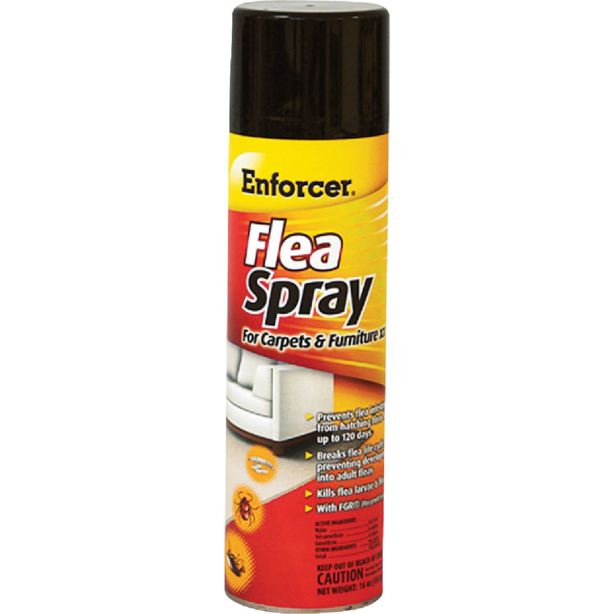 Enforcer 14 Oz. Aerosol Spray Tick & Flea Killer For Carpets And Furni