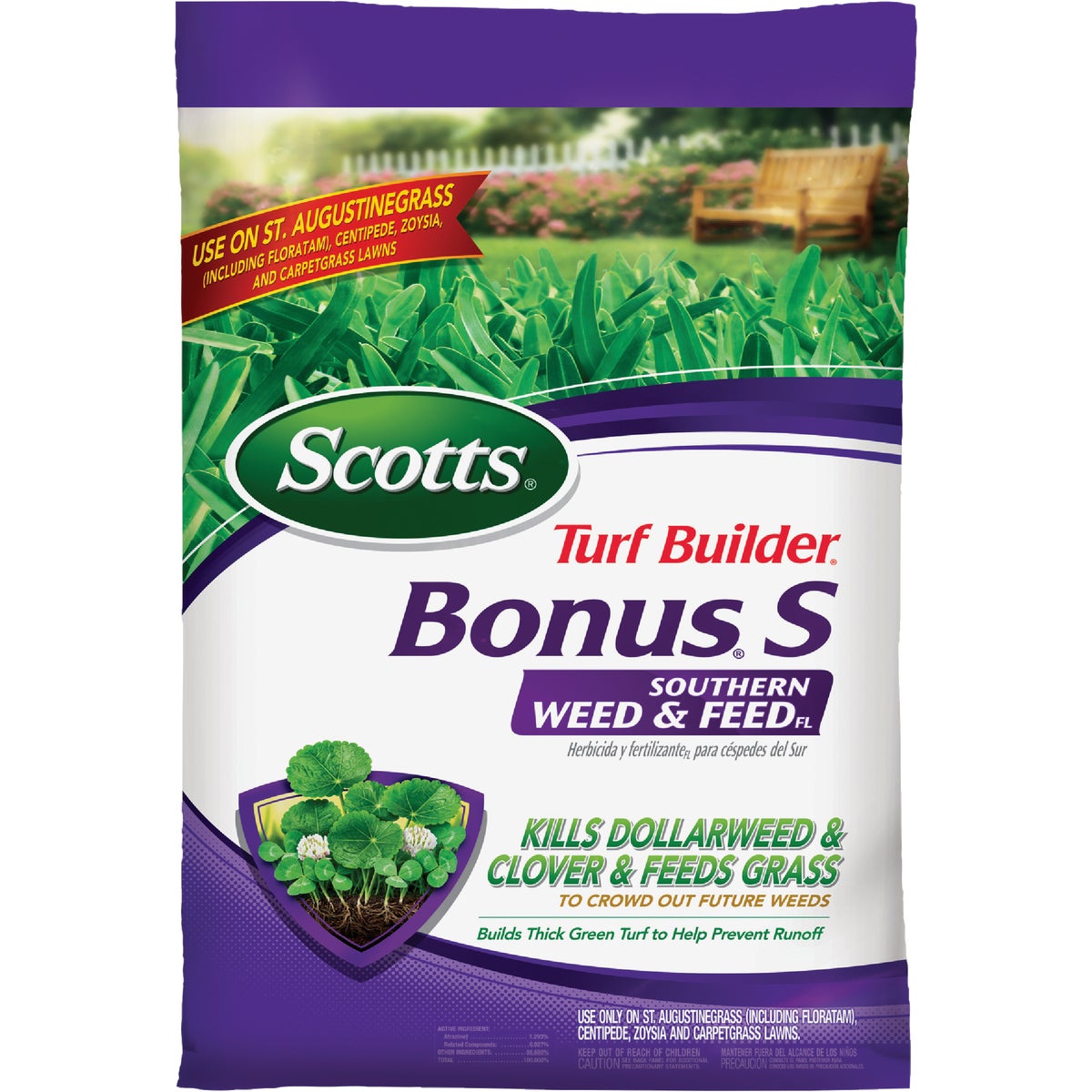 scotts bermuda grass seed lowe's Scotts Turf Builder Bonus S Florida Weed & Feed 18.21 Lb. 5000 Sq. Ft. – Hemlock Hardware