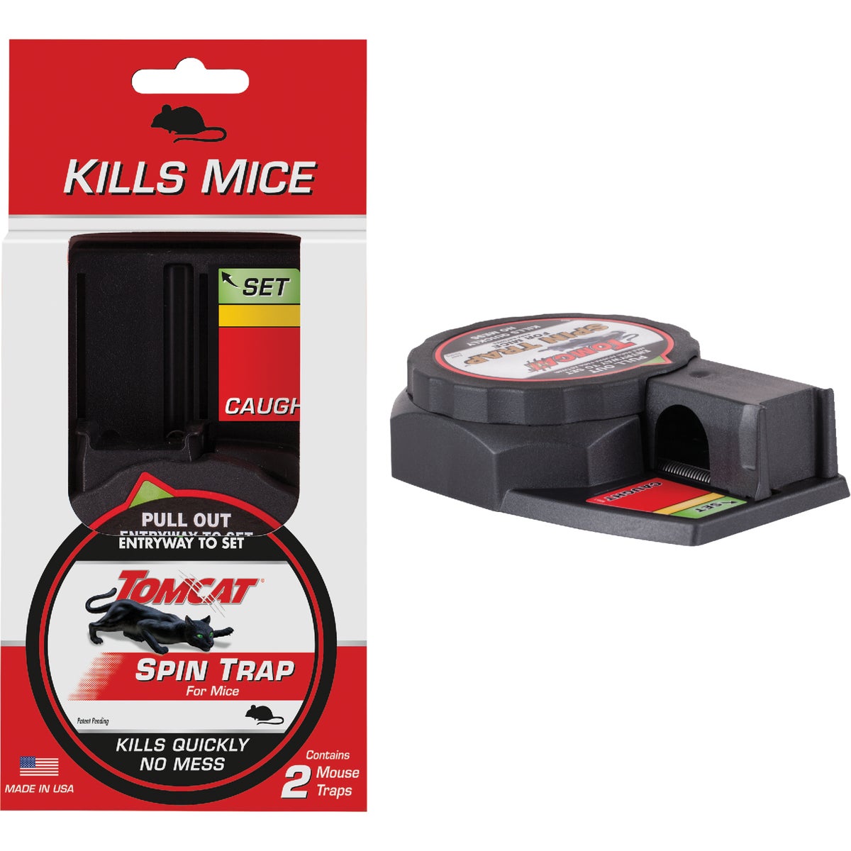 TOMCAT Kill & Contain Mechanical Mouse Traps (2-Pack)