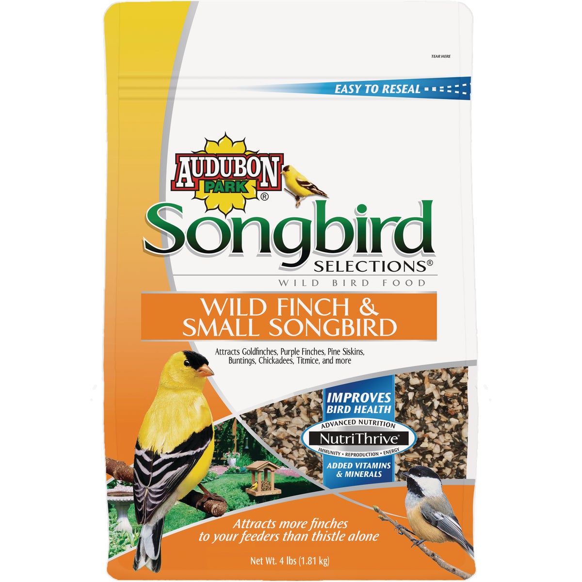Lb.　Hemlock　Wild　Songbird　Park　Finch　Bir　–　Small　Songbird　Selections　Audubon　Hardware