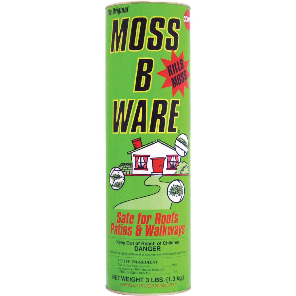 moss herbicide Corry's Moss-B-Ware 3 Lb. Ready To Use Granule Moss & Algae Killer – Hemlock Hardware