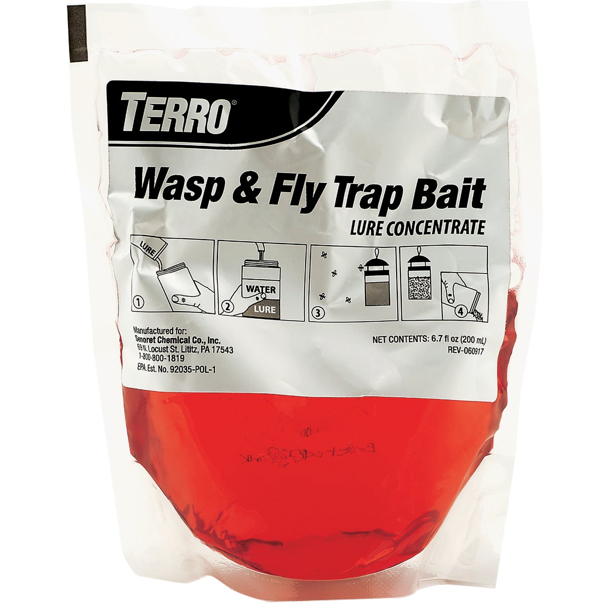 Woodstream 272612 Terro Indoor Fly Trap Plus Lure - Pack of 4, 1 - Ralphs