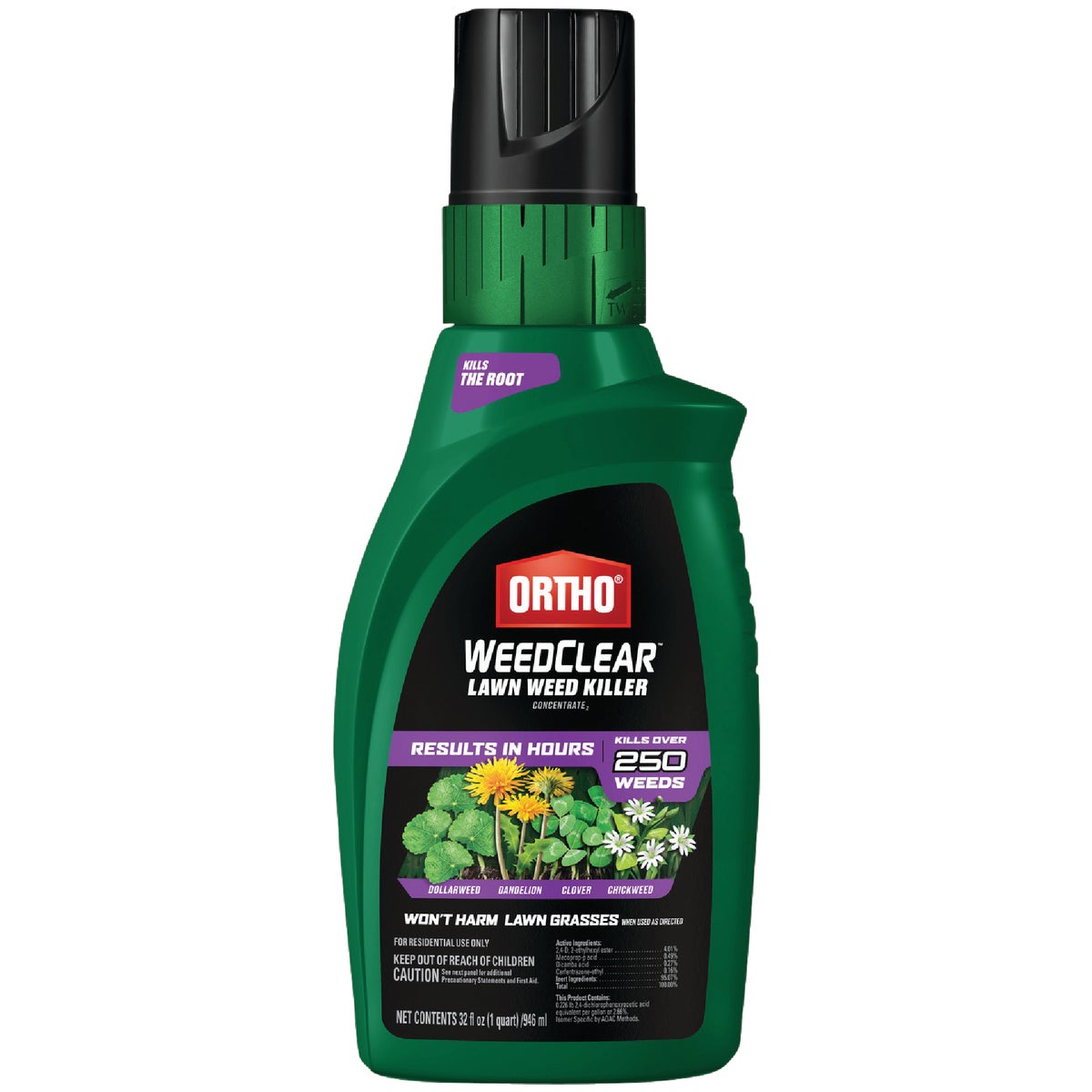 Ortho WeedClear 32 Oz. Concentrate Southern Lawn Weed Killer Hemlock