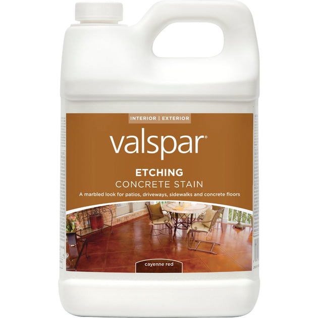 Valspar Etching Concrete Stain Hemlock Hardware