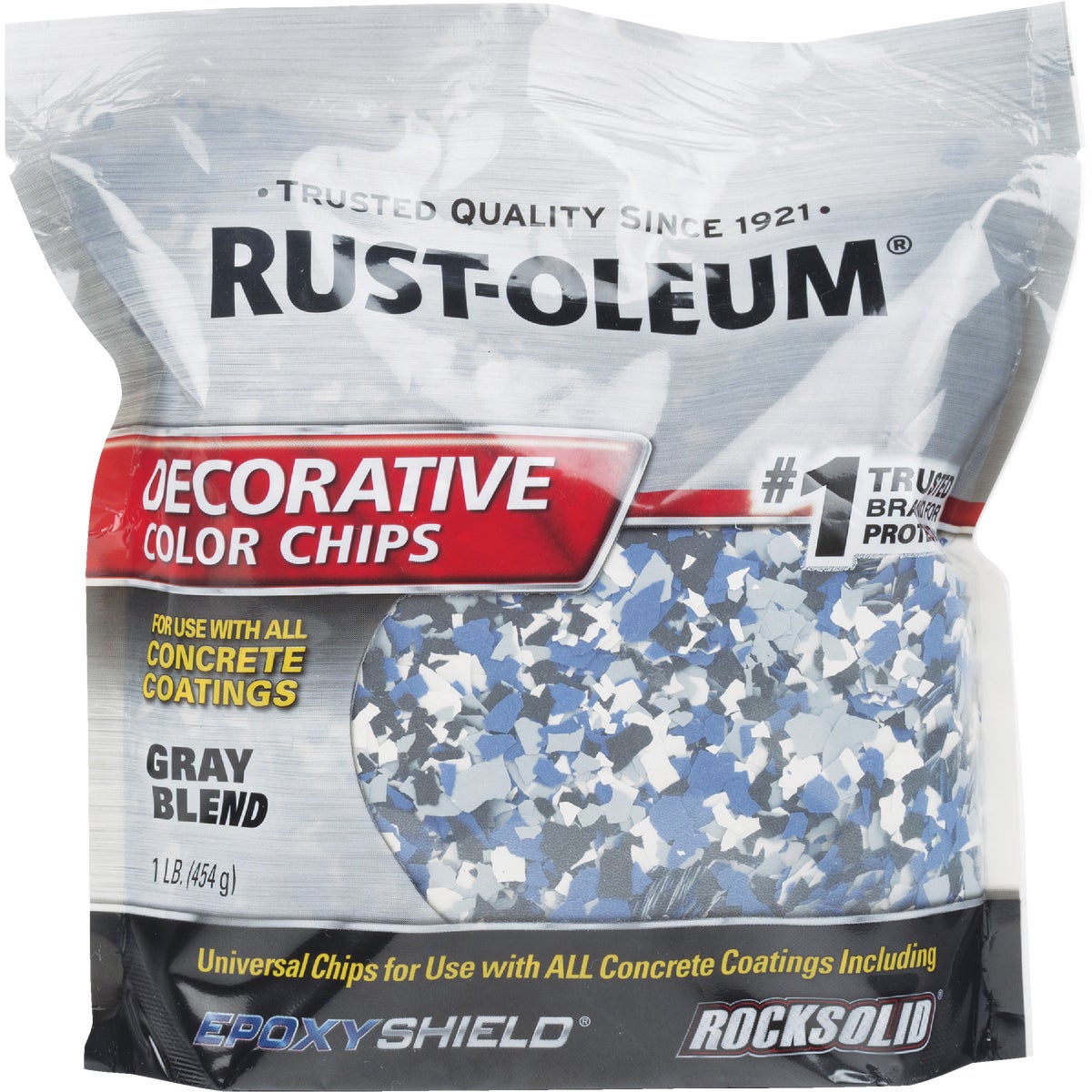 RustOleum Color Chip Concrete Coating, 1 Lb., Gray Hemlock Hardware