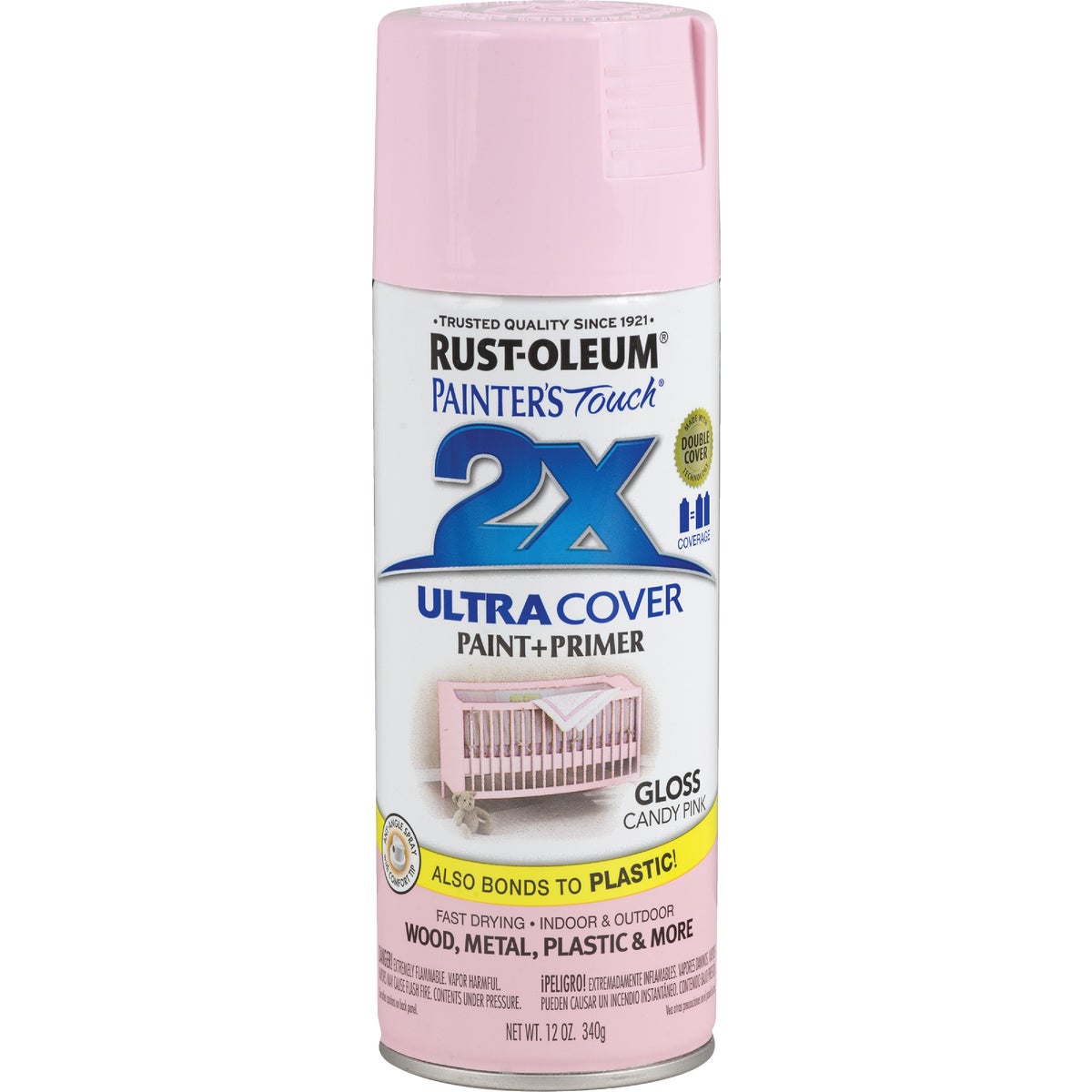 Rust-Oleum Painter's Touch 2X Ultra Cover 12 Oz. Gloss Paint + Primer –  Hemlock Hardware