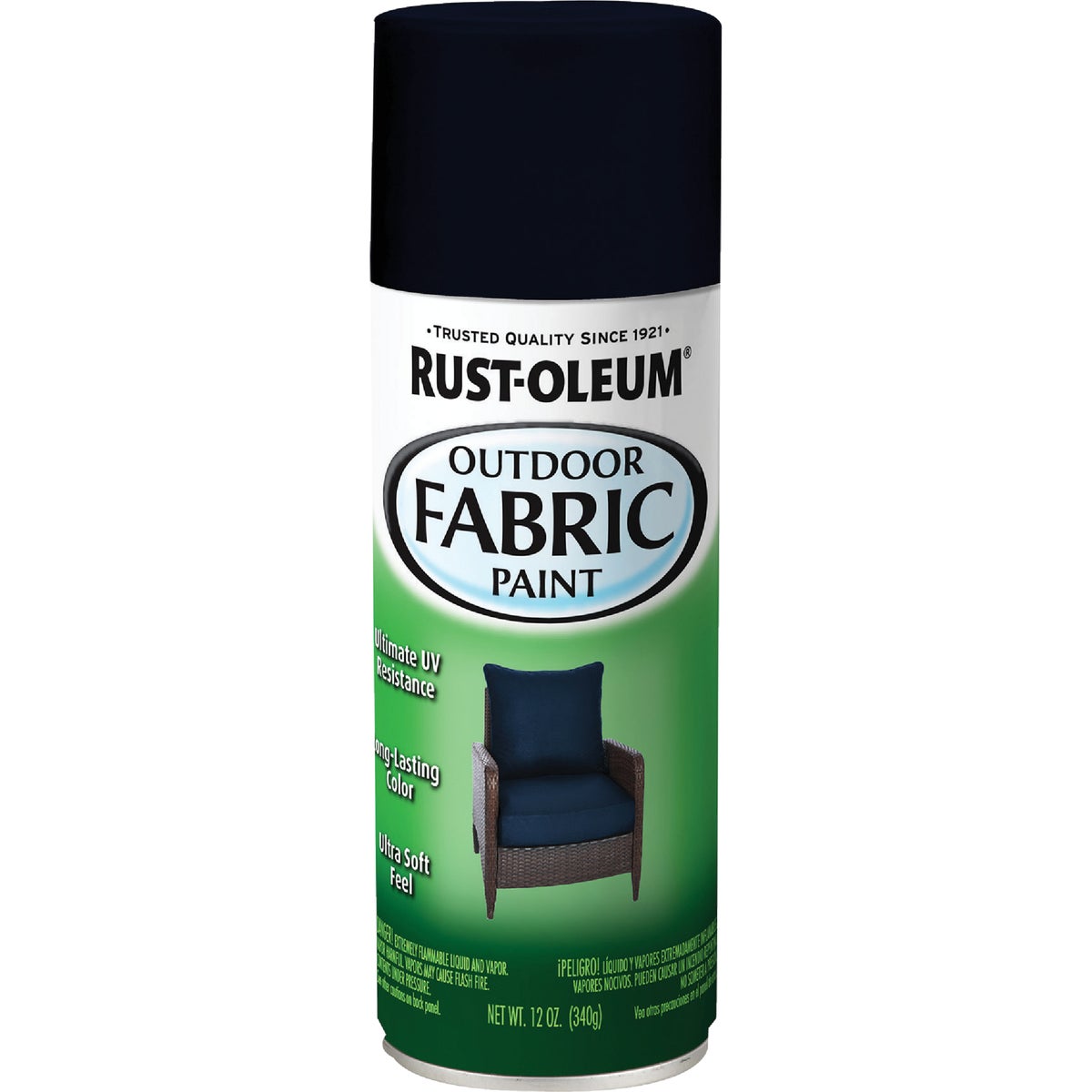 secluded garden spray paint Rust-Oleum 12 Oz. Flat/Matte Outdoor Fabric Spray Paint, Navy – Hemlock Hardware