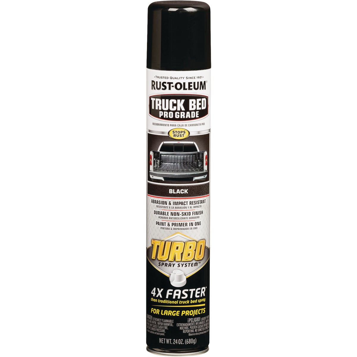 Rust-Oleum Pro Grade Turbo 24 Black Truck Bed Liner Spray