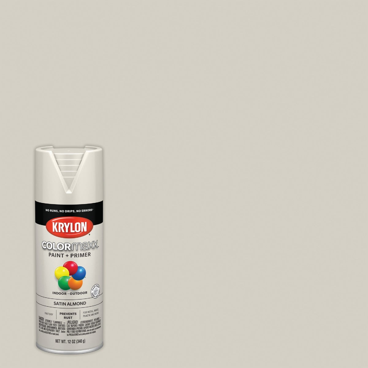 Krylon ColorMaxx 12 Oz. Satin Spray Paint, Almond – Hemlock Hardware