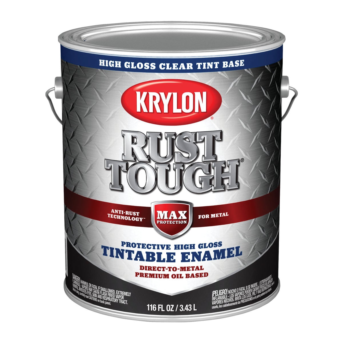 Valspar AntiRust OilBased Gloss Armor Rust Control Enamel, Clear Bas